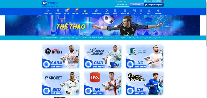 Các môn cá cược thể thao tại F8BET